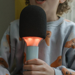 Караоке-микрофон КИДИВУЛЬФ (KIDYWOLF), зеленый